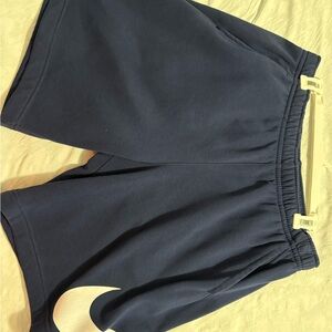 Nike Men's Athletic Shorts - Navy and White